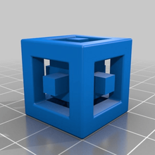 croisillon ferramenta cross-link a cruz cubo A impressão 3d 3d print model - Mito3D