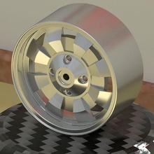 cromodora roda aros lancia fúlvia hf 3d print model - Mito3D