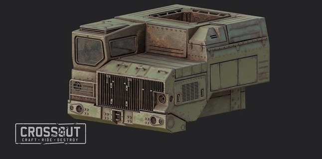 croosout cabin cohort russian legendary heavy crossout video game booth cab 3d print model - Mito3D