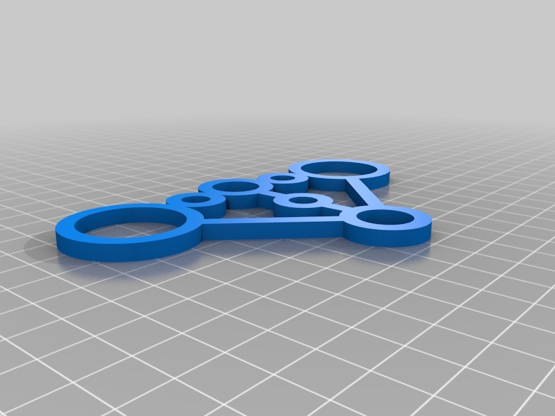 colheita círculo pingente estrangeiro círculos ufo vestível acessórios adereços moda 3D print model - Mito3D