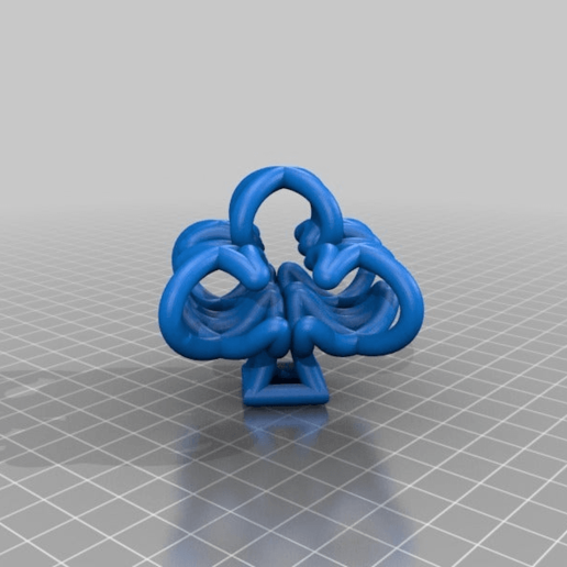 cros 2 sidet Schmuck 3D print model - Mito3D