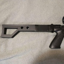crosman 1322 butt stock gadget crosman 1322 1377 13xx pellet gun airgun butt stock 3d print model - Mito3D