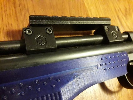 crosman 1377 universal rail stones Game gun airgun pistol acessories 3d print model - Mito3D
