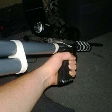 crosman 22xx estoque Pistola ar arma fogo rifle faça 3d print model - Mito3D
