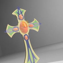 a cruz jóias 3d print model - Mito3D