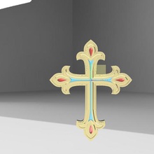 de la croix bijoux 3d print model - Mito3D