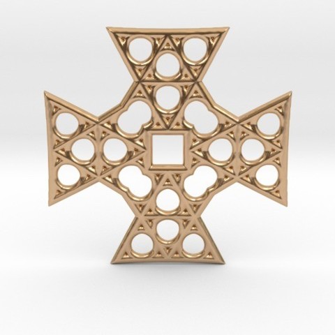 cross jewelry 3D print model - Mito3D