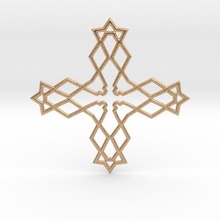 cross jewelry 3d print model - Mito3D