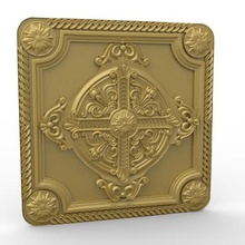 cruz de arte religiosa medieval 3d print model - Mito3D