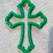 croix de coupeur biscuit outil cookie cutter court craquelins religion la religieux faire cuire cuisine 3d print model - Mito3D