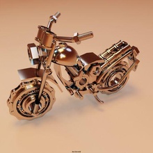 attraversare nazione motociclo arte arredamento scultura giocattolo 3d print model - Mito3D