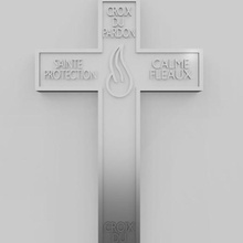 cross forgiveness croix du pardon jewelry 3d print model - Mito3D