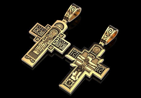 attraversare santo apostolo Andrea religioso cristiano Bibbia Gesù pendente gioielleria stampabile gioiello stampa oro prototipazione argento 3d print model - Mito3D