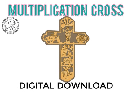traverser multiplication pains traverser traverser Pâques Pâques Jésus 3d print model - Mito3D