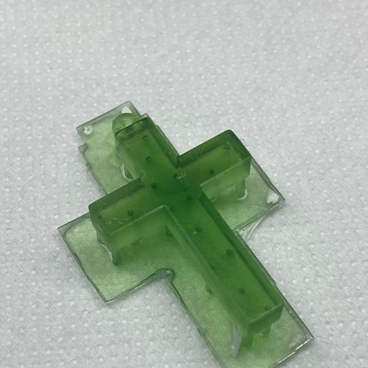 Kreuz Halskette Anhänger Schmuck heilig Christian 3D print model - Mito3D