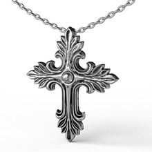 cross necklace jewelry 3d print model - Mito3D