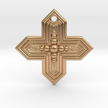 cross pendant jewelry pendulous 3d print model - Mito3D