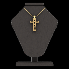 cross pendant jewelry jesus plain gold 3d print model - Mito3D