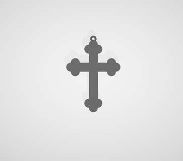 Cruz pingente colgante cruz chaveiro llavero joalheria impressão aro gargantilha amuleto Joyeria apoia colar livre grátis Deus 3d print model - Mito3D