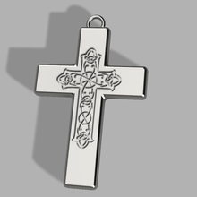cross pendant ornament 3d print model - Mito3D