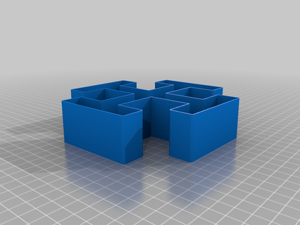 cruzar potente anidable caja v2 cosa 3d print model - Mito3D