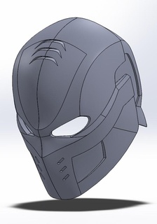crossbones mask  3d print model - Mito3D