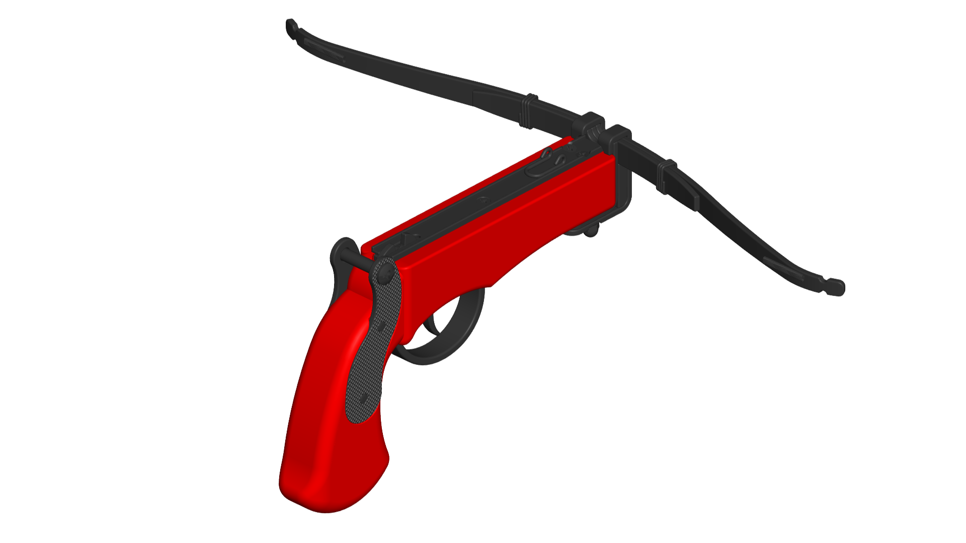 crossbow pisto mechanism - minibow bow 3D print model - Mito3D