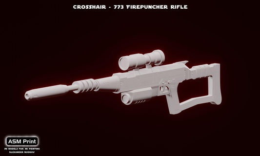 punto mira visión 773 arma fuego rifle juego 3d print model - Mito3D
