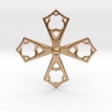 cross jewelry 3d print model - Mito3D