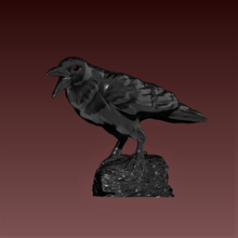 crow 3d print model - Mito3D
