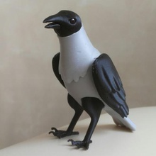 cuervo bjd varios de juguete articulado animal aves crow 3d print model - Mito3D