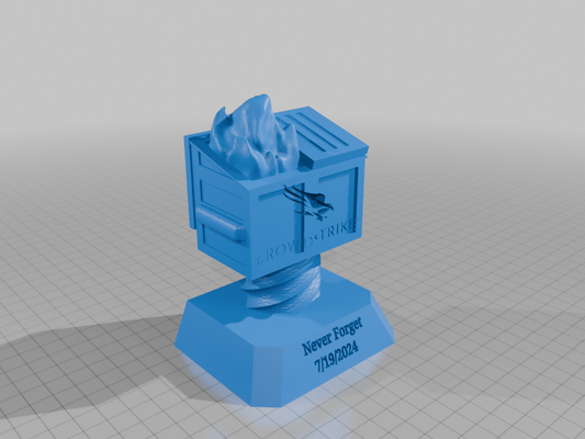 sciopero folla memoriale 71924 cassonetto miscellanea non categorizzato 3d print model - Mito3D