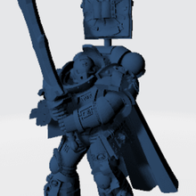 Crowe saf gümüş paladin Warhammer gri şövalyeler Primaris 40 şövalye hq 3d print model - Mito3D