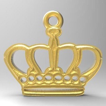coroa joalheria rei rainha arte 3d print model - Mito3D