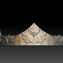 coroa joalheria gema Princesa rainha rei stl 3d print model - Mito3D