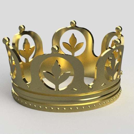 crown jewelry accesory costume historical kids king play queen royal 3D print model - Mito3D