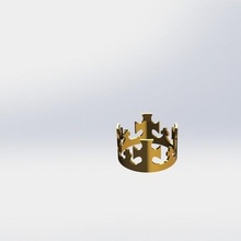 corona joyería joya Rey reina reyes parentesco realeza Reino google castillo medieval cera terrateniente 3d print model - Mito3D