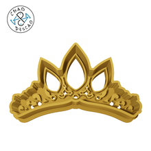 crown - tangled cookie cutter fondant gadget rapunzel fynn rider camaleon pascal maximus pan sun tower mother gothel king queen arianna cute baking clay pastry birthday party 3d print model - Mito3D
