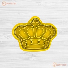 crown dough cutter queen mom - cookie cutting mother's day gertec3d 3d print model - Mito3D