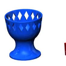 crown egg cup kitchen_dining 3d print model - Mito3D