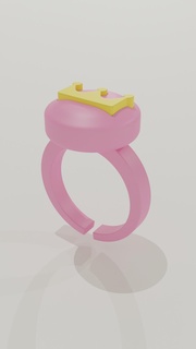 coroa anel coroa anel brinquedo 3d print model - Mito3D