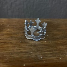 corona anillo anillos joya joyería 3d print model - Mito3D