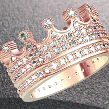 crown ring jewelry crowns 3d print model - Mito3D
