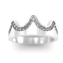crown rings jewelry 3d print model - Mito3D