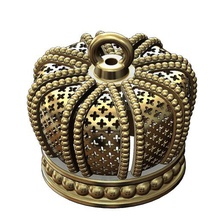 taç kolye cazibe moucharabieh motif v1 şeklinde takı desen charms çekicilik Gümüş altın mücevher yazdırılabilir sterling moda güzellik royale Kraliyet lüks kraliçe couronne 3d print model - Mito3D