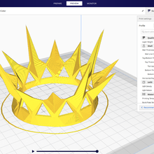 crown supports jewelry jewellery 3d print model - Mito3D
