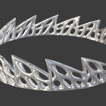 corona voronoi gioielleria indossabile moda 3d print model - Mito3D