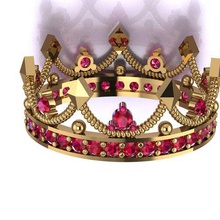 de la couronne bijoux l'anneau gratuit 3d print model - Mito3D