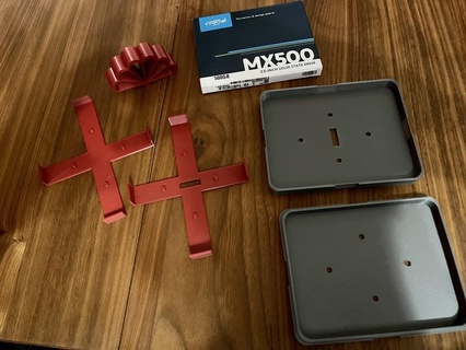 crucial mx500 gift box customized decor 3d print model - Mito3D