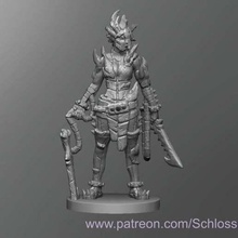 crucidaemon game dnd dungeons dragons tabletop toy 3d print model - Mito3D